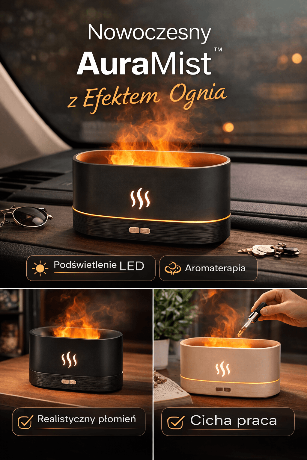 AuraMist™ – Inteligentny Dyfuzor Zapachowy